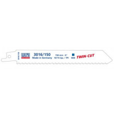 Полотно по металлу 3016/150 TWIN-CUT (5 шт; 150х19х0.9 мм; 130 мм; 10/14 TPI) 1431500005 WILPU