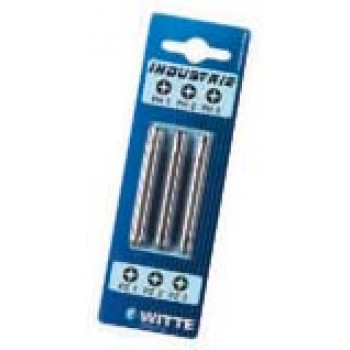 Двусторонние биты INDUSTRIE для винтов Torx (3 шт.) 26745 WITTE