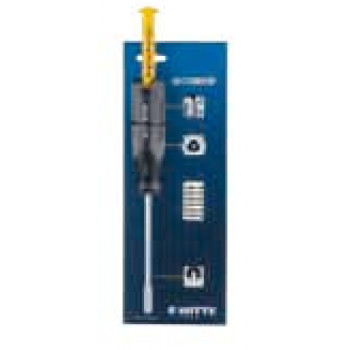 Отвертка BITDRIVE 125 мм c набором бит BITFLEX TIN 26054 WITTE