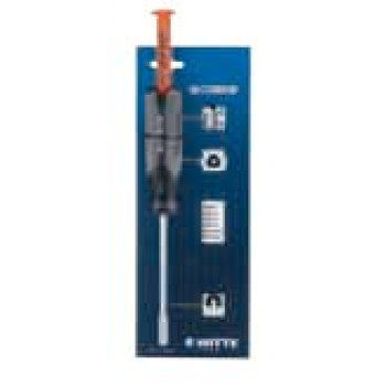 Отвертка BITDRIVE с трещоткой 125 мм и набором бит INDUSTRIE 26053 WITTE