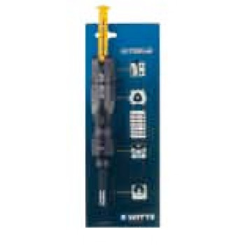 Отвертка BITDRIVE с трещоткой 60 мм и набором бит BITFLEX TIN 26044 WITTE