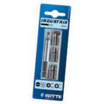 Биты INDUSTRIE с держателем (8 предметов) 26713 WITTE